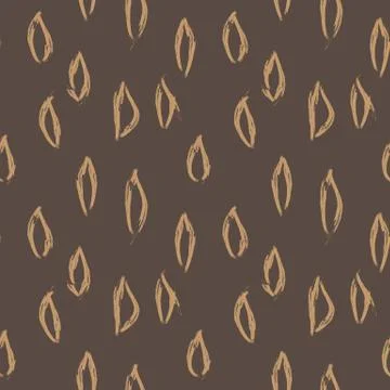 Abstract Brush Strokes Seamless Pattern Illustrazione stock