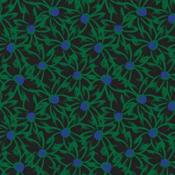 Abstract Brush Strokes Seamless Pattern Stock Illustration