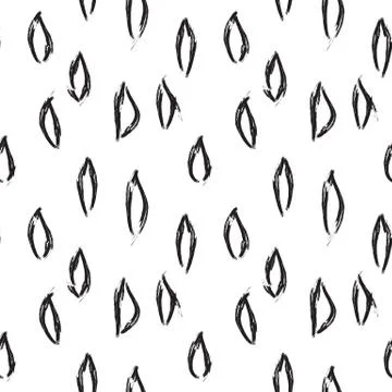 Abstract Brush Strokes Seamless Pattern Stock Illustration