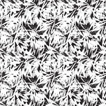 Abstract Brush Strokes Seamless Pattern Stock Illustration