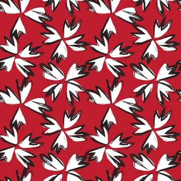 Abstract Brush Strokes Seamless Pattern Stock Illustration