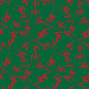 Abstract Brush Strokes Seamless Pattern Stock Illustration