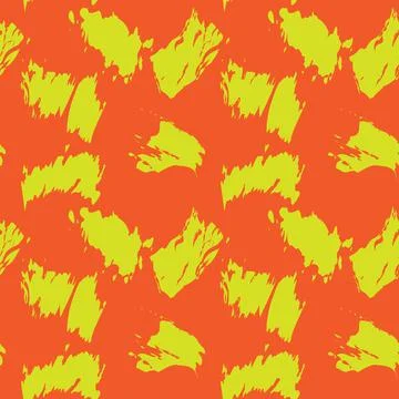 Abstract Brush Strokes Seamless Pattern Design Stock Illustration