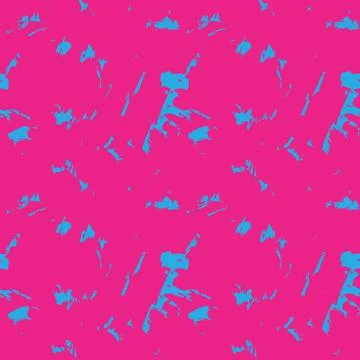 Abstract Brush Strokes Seamless Pattern Design Stock Illustration