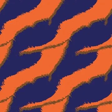Abstract Brush Strokes Seamless Pattern Design イラスト素材