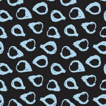 Abstract Brush Strokes Seamless Pattern Design Stock Illustration