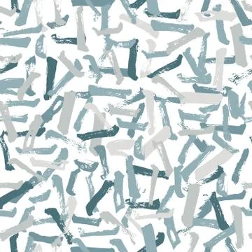 Abstract brush strokes. Vector  pattern Illustrazione stock