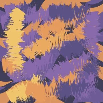 Abstract Brushstroke Chaos Stock Illustration