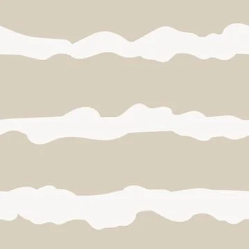 Abstract Brushstroke horizontal stripes seamless pattern design for fashion.. Stock Illustration
