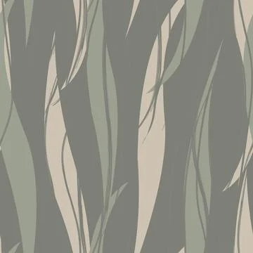 Abstract Brushstroke leaf seamless pattern design for fashion and home text.. Stock Illustration