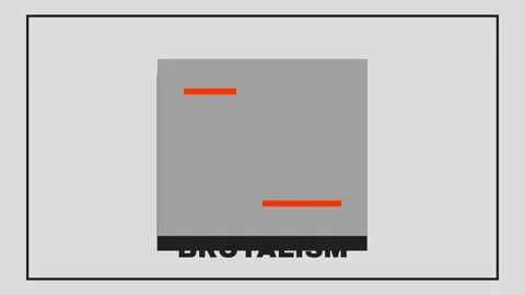 Abstract Brutalist Graphic Design Concept Background Overlay Stock Footage 336806007