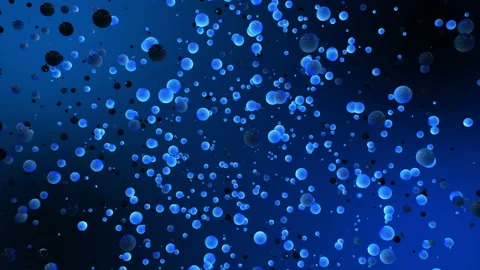 Abstract bubble background, colorful balloons. Vídeos de archivo 98923340