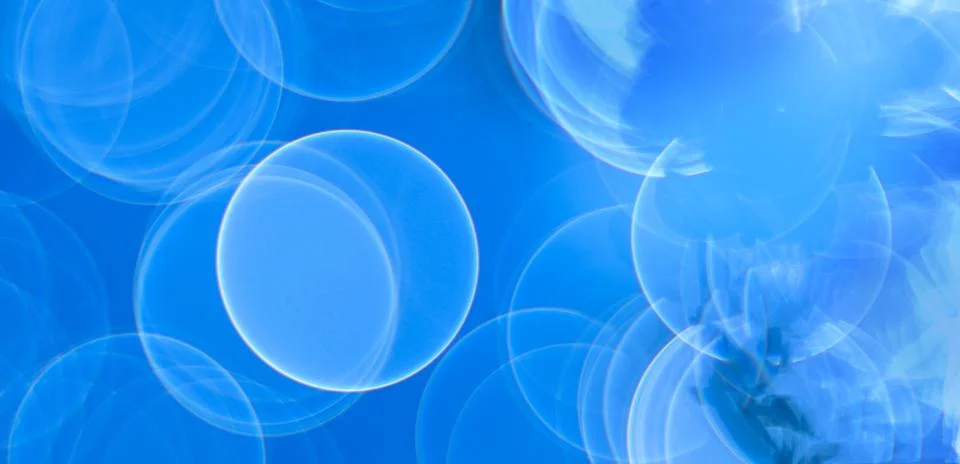 Abstract Bubble Background 库存插图