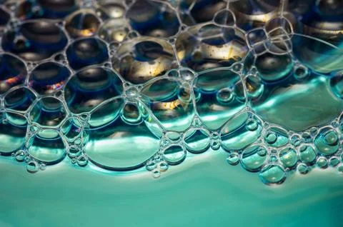 Abstract bubble background Stock Photos