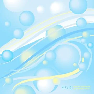 Abstract bubble background. Vector illustration. Stock Illustration