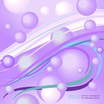 Abstract bubble background. Vector illustration. Illustrazione stock