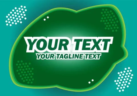 Abstract bubble banner template background for posters Stock Illustration