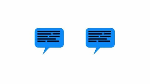 Abstract bubble chat icon notification on black background. illustration gr.. Stockillustratie