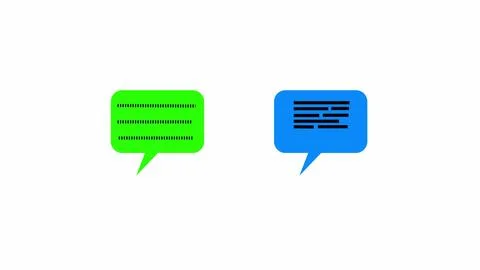 Abstract bubble chat icon notification on black background. illustration gr.. Stock Illustration