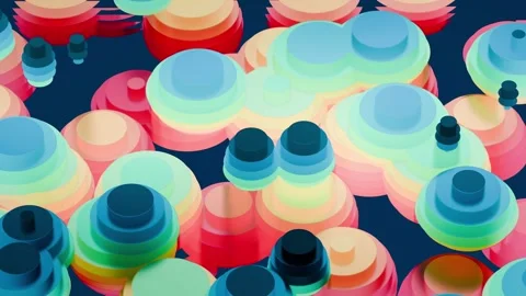 Abstract Bubble colours background. Stock Footage 255766465