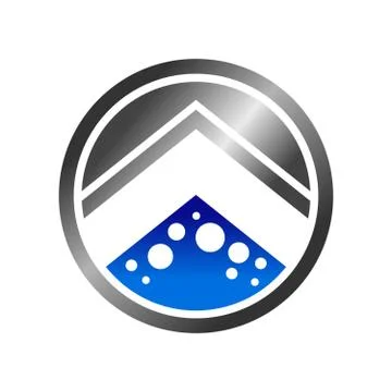 Abstract Bubble Home Circle Stock Illustration