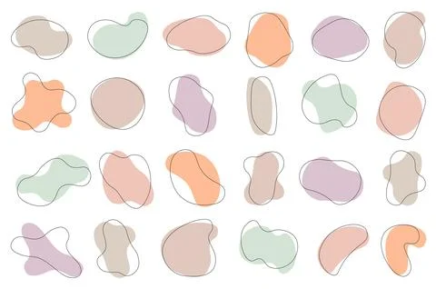 Abstract Bubble Shapes Stock Illustration