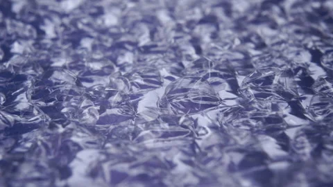 Abstract bubble wrap. Blue wrinkled texture Stock Footage 148097778