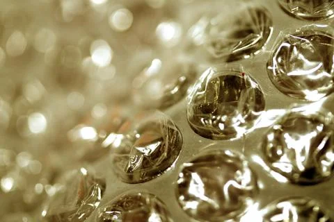 Abstract Bubble Wrap Plastic Circles Shiny Coloured Background 스톡 사진