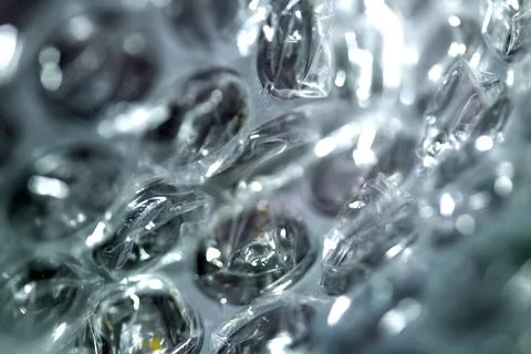 Abstract Bubble Wrap Plastic Circles Shiny Coloured Background Stock Photos