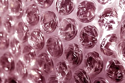 Abstract Bubble Wrap Plastic Circles Shiny Coloured Background Stock Photos
