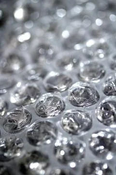 Abstract Bubble Wrap Plastic Circles Shiny Coloured Background Foto stock