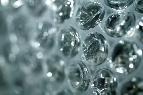 Abstract Bubble Wrap Plastic Circles Shiny Coloured Background Stock Photos