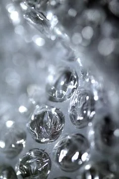 Abstract Bubble Wrap Plastic Circles Shiny Coloured Background Foto stock