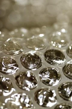 Abstract Bubble Wrap Plastic Circles Shiny Coloured Background 스톡 사진