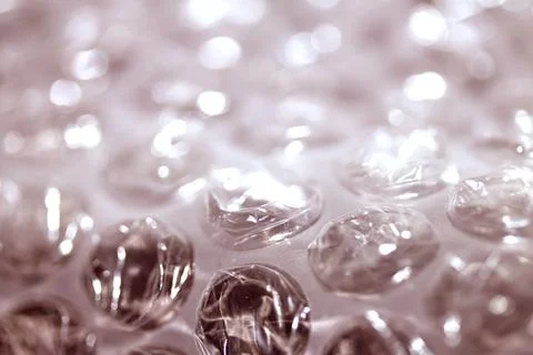 Abstract Bubble Wrap Plastic Circles Shiny Coloured Background Stock Photos