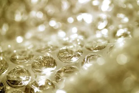 Abstract Bubble Wrap Plastic Circles Shiny Coloured Background Stock Photos