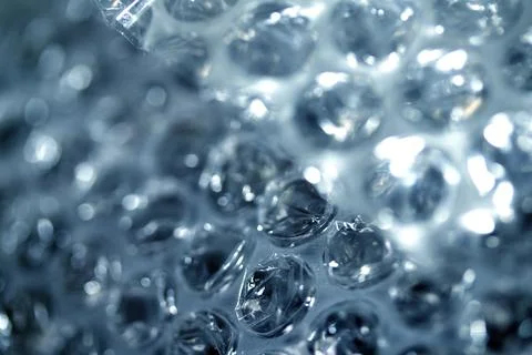 Abstract Bubble Wrap Plastic Circles Shiny Coloured Background Stock Photos