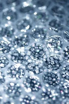 Abstract Bubble Wrap Plastic Circles Shiny Coloured Background Stock Photos