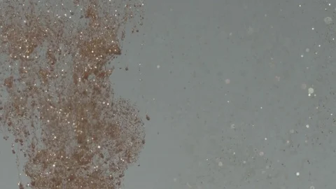 Abstract Bubbles and Glitter Background Stock Footage 75863569