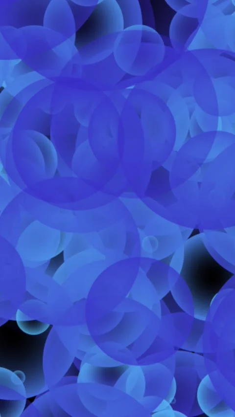 Abstract bubbles background. Blue sphere pattern. 4K Vertical video. Stock Footage 264169187