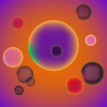 Abstract bubbles background Stock Illustration