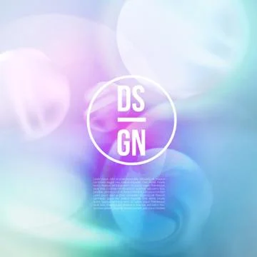 Abstract Bubbles Background  - Vector Illustration. Illustrazione stock