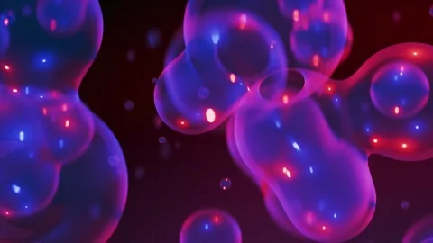 Abstract bubbles colors horizontal 07 Stock-Footage 318550267