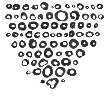 Abstract bubbles composition Stock Illustration