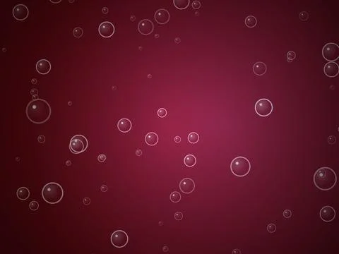 Abstract Bubbles on Dark Background Stock Illustration
