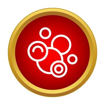 Abstract bubbles icon representing soap and cleanliness Stock Illustration