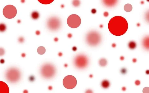 Abstract of bubbles in pink and red Stock Illustration