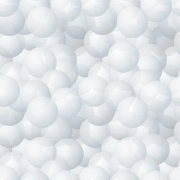 Abstract bubbles seamless pattern Illustrazione stock