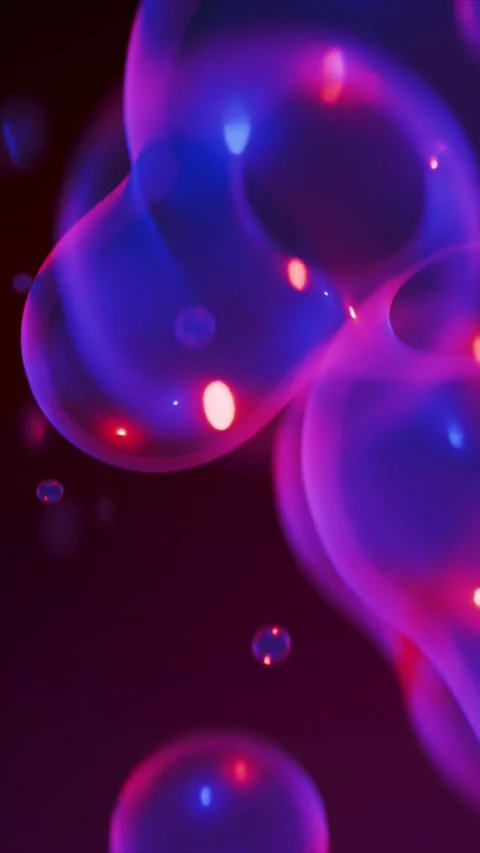 Abstract bubbles vertical 07 Stock-Footage 318550248