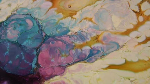 Abstract Bubbling Arty Pattern Liquid Paint Texture 22 스톡 동영상 108568651